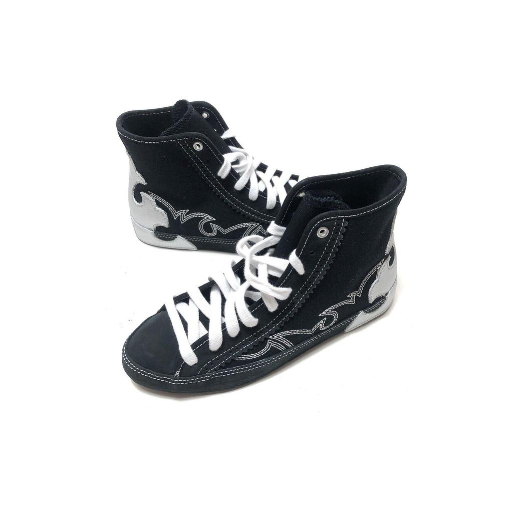 Converse Chuck Taylor All Star Sasha Wave Pattern Casual High-Top Canvas Shoes Women Sneakers Blue White 565002C