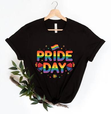Pride Day Shirt,LGBTQ+ Shirt, Rainbow Flag Shirt,Gay Pride Shirt Unisex T-Shirt