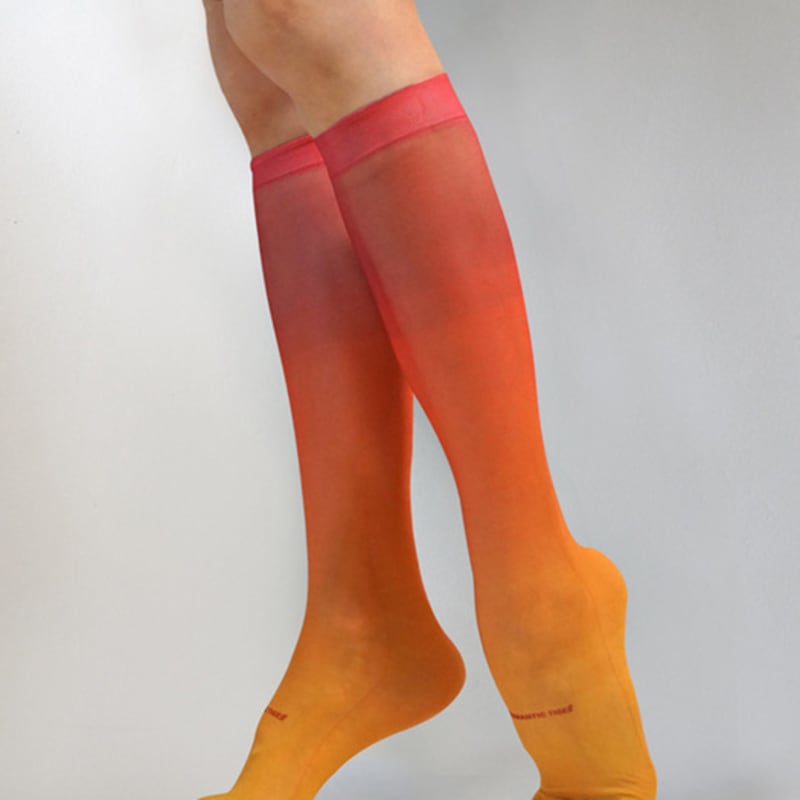 Romantic tiger Sour plum knee stockings