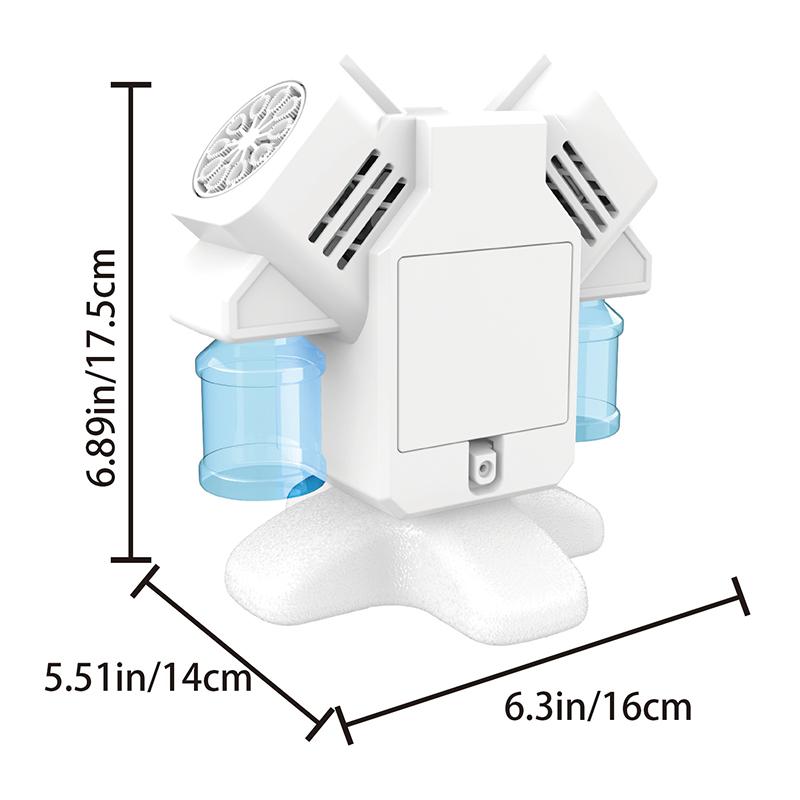 Stehleuchte Seifenblasenmaschine Spielzeug Dreht sich, um Blasen für Kinder-Outdoor-Aktivitäten zu erzeugen, ohne Batterie, Seifenblasenwasser