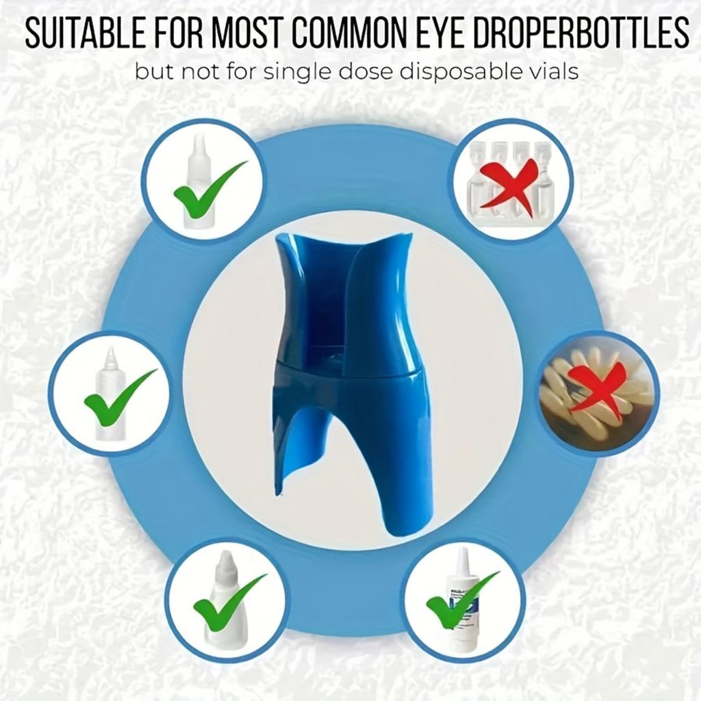 Reusable Eye Drops Holder, Eye Drops Auxiliary Holder
