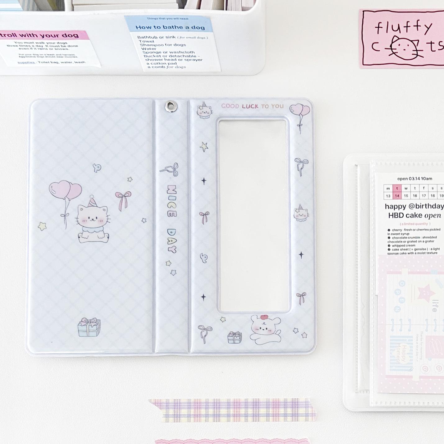 

Мультяшный держатель для карт Ballet Bowknot: Альбом звездного идола