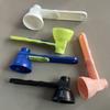 Flling Coffee Scoop Funnel Plastic 2 In 1 Sliding Design Sliding Scoop Funnel Reusable Protein Powder Scoop Kitchen Gadgets