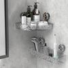 Tazza di aspirazione per doccia Scaffale portaoggetti da bagno Cesta Organizzatore per la casa Scaffale Decorativo Facile da installare Organizer per il bagno