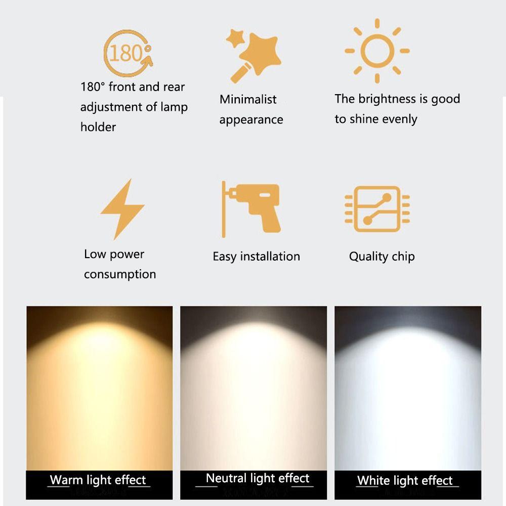 Touch Switch RV LED Light Wall Mounted Wall Lighting Easy To Install 12 Volt Spotlight  Ships