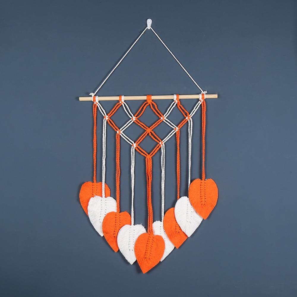 Tassel Leaf Bohemian Woven Tapestry Nordic Style Wall Hanging Ornament Home Decor