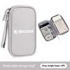 SSOE5 Portable Car Driver's License Cable Gadget Card Pouch Keys Storage Bag For Skoda Kodiaq Octavia 2 3 Rapid Karoq Fabia Kamiq