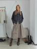 Women's Hooded Double Zipper Wool Cardigan - Thick, Long Sleeve, Pocketed Sweater Coat