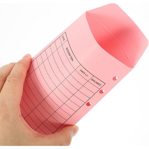 12 Pcs Cash Envelopes for Budgeting Paper Money Envelopes for Cash Budget Envelope for Cash System Mixed Color