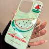 Single Layer Line Watermelon for IPhone16pomax for Apple 15pr Mobile Phone Case 14 New Style 13 Cartoon 12