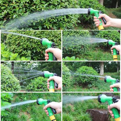 Garage Garden Water Gun 7 Adjustable Modes Garden Sprinkler Hose Nozzle Irrigation Nozzle Water Sprayer for Garden Lawn Watering