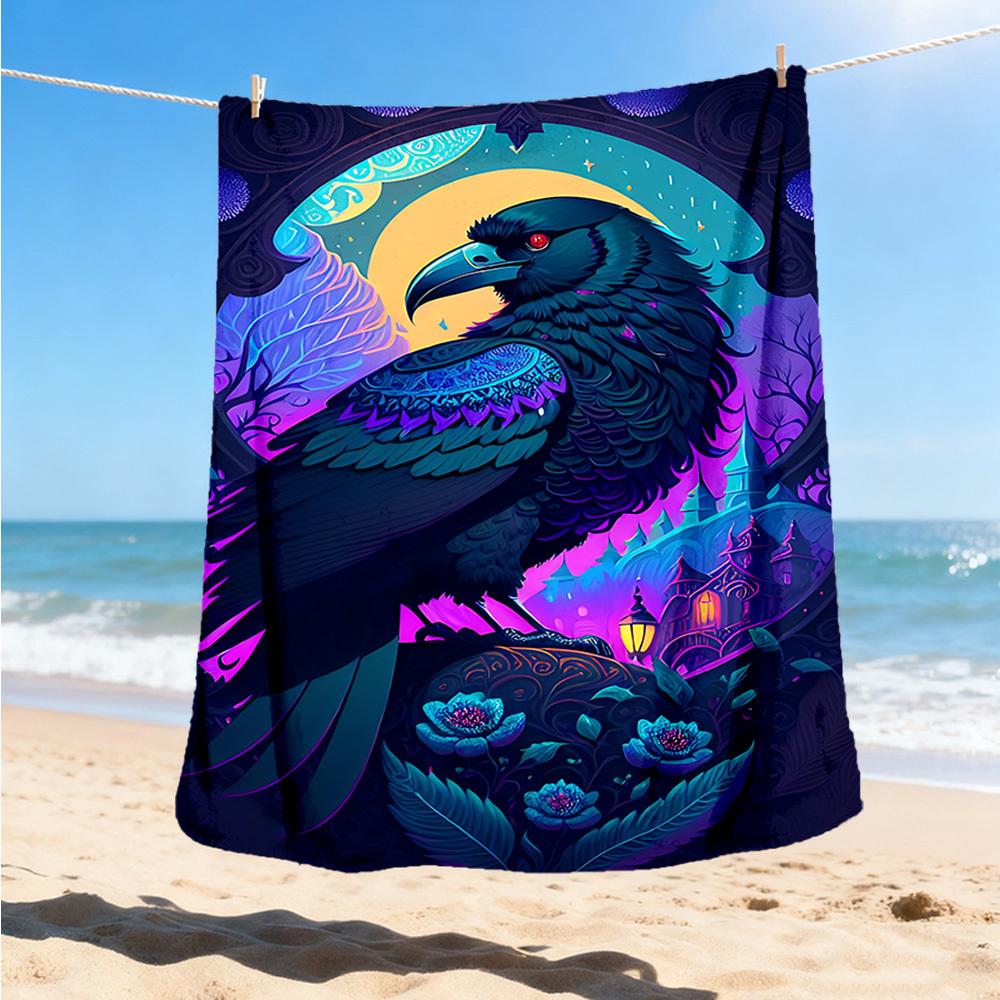 

1pc Tiger Fantasy Flowers Outdoor Blanket, Soft And Comfortable Blanket, Casual Warm Outdoor Blanket 80x120cm