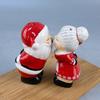 Ceramic Christmas Snowman Pepper Jar S/P Bottle Husband Seasoning Bottle, Salt And Pepper Bottle, Kitchen Seasoning Jar Promotional Gifts
