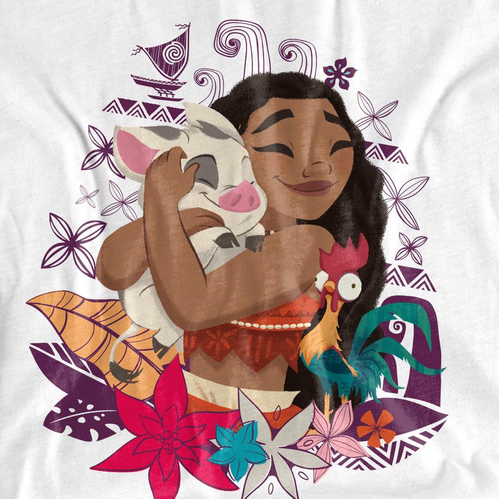 Moana Womens/Ladies Pua & Hei Hei T-Shirt