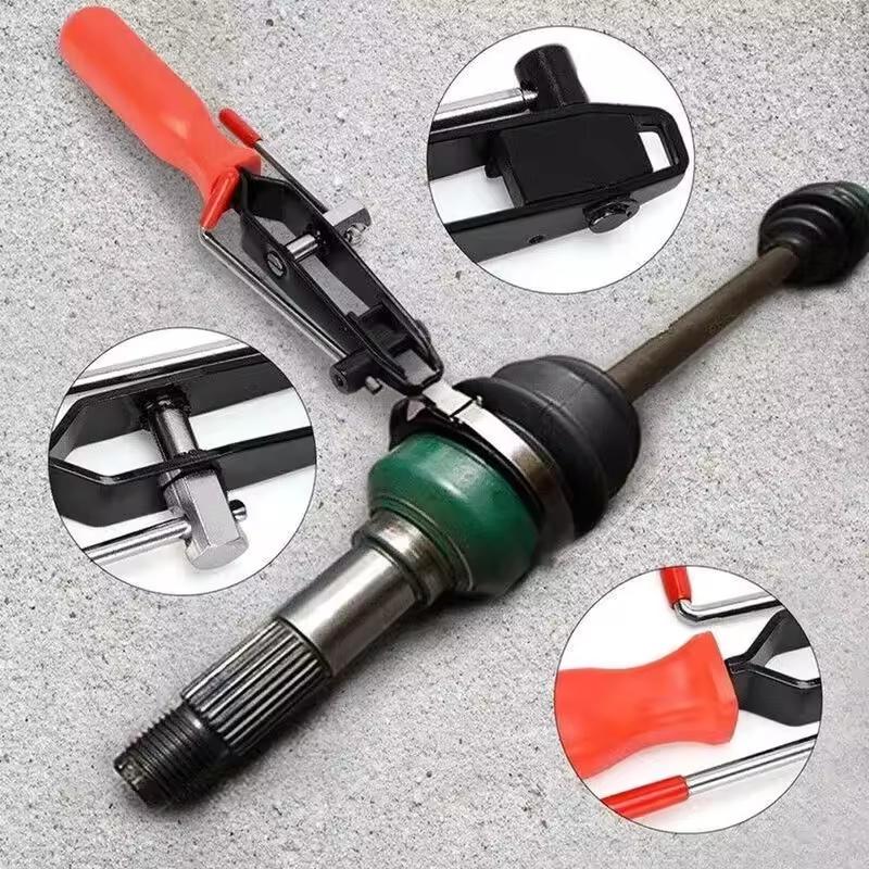 Pinze per Fascette Stivali Giunto Omocinetico Set di Attrezzi per Fascettatura Stivali Giunto Omocinetico per Veicoli ATV UTV Fascette Stivali