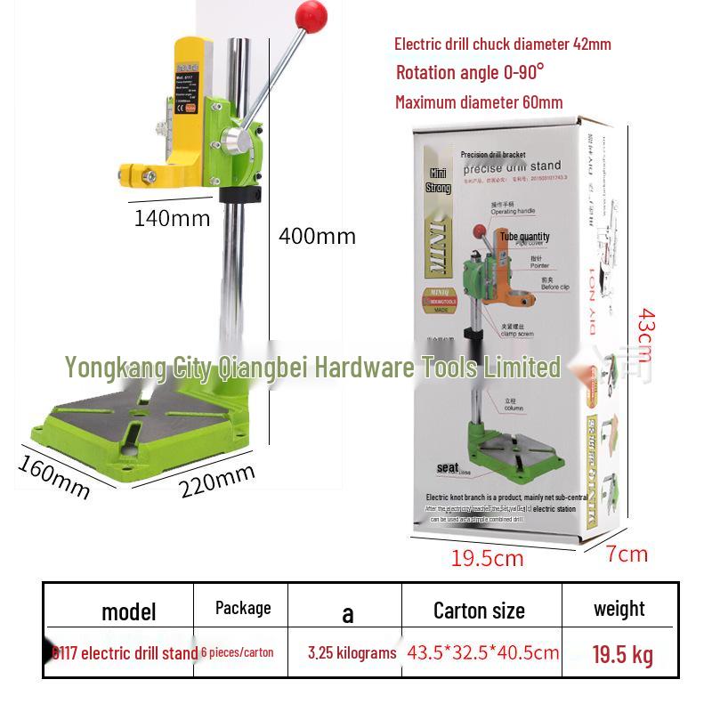 Kompakte Tischbohrmaschine mit Multifunktionsständer