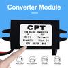 DC-DC-Wandlermodul 12V auf 5V 3A 15W Doppel-USB Step-Down Stromausgangsadapter Auto Vergossen Wasserdichtes Netzteilmodul