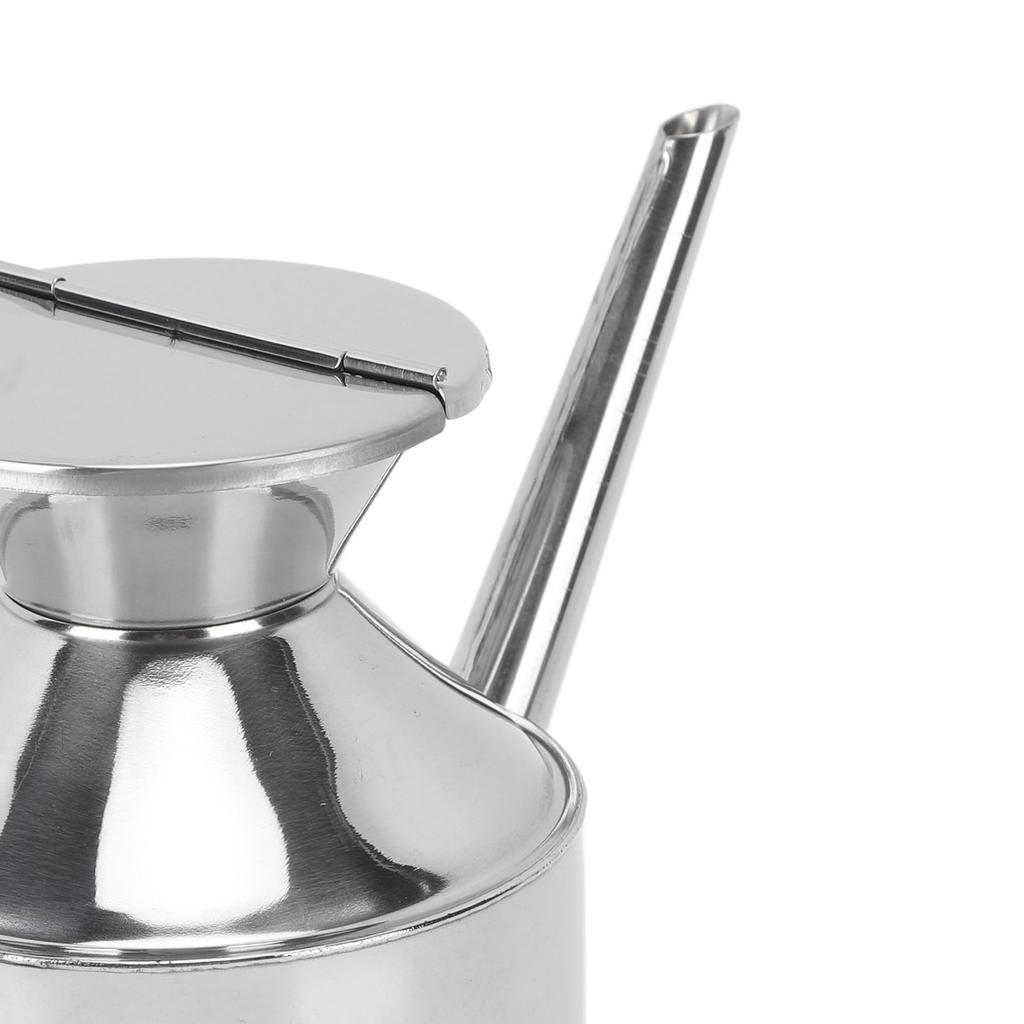 Puszka na olej ze stali nierdzewnej Wielofunkcyjny pojemnik na olej Butelka dozująca olej na sos sojowy ocet wino do gotowania z uchwytem