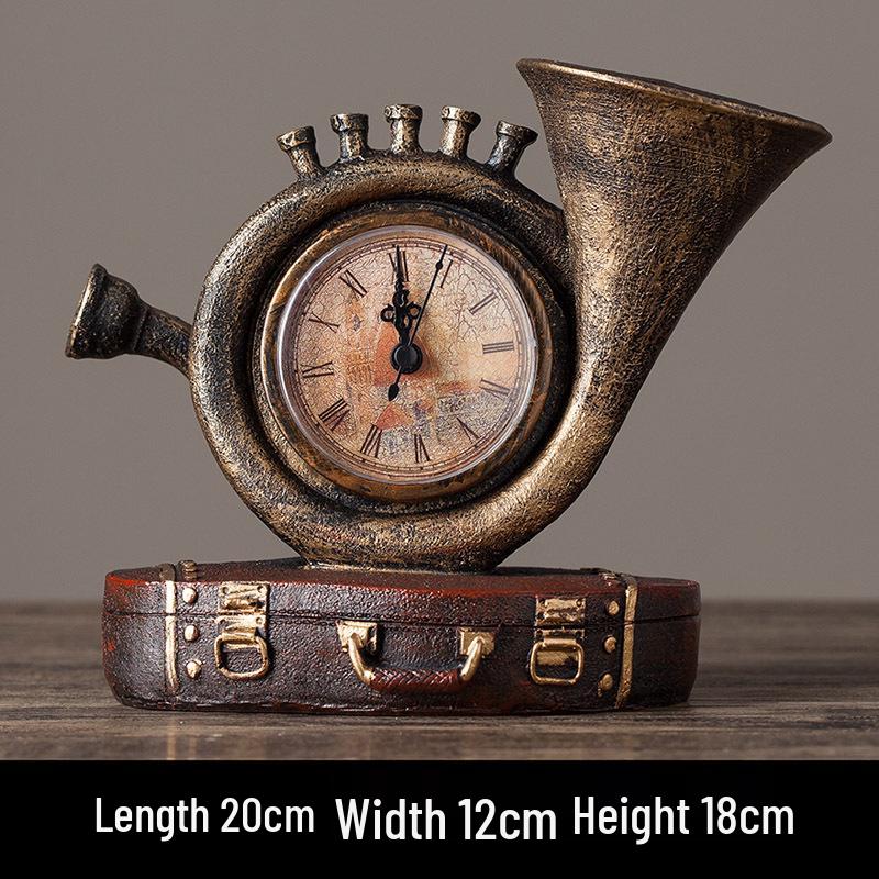 Vintage Gramophone Model Ornament - Retro Decoration & Photography Prop