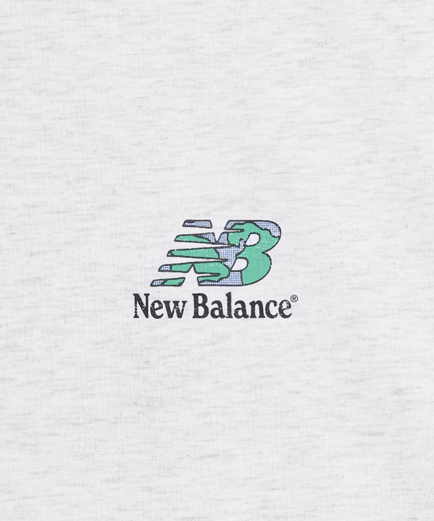 Nyuballanseu Nbneg21513 / Uni Nb Friends Earth Graphic Short Sleeve T-Shirt (Light Gray)