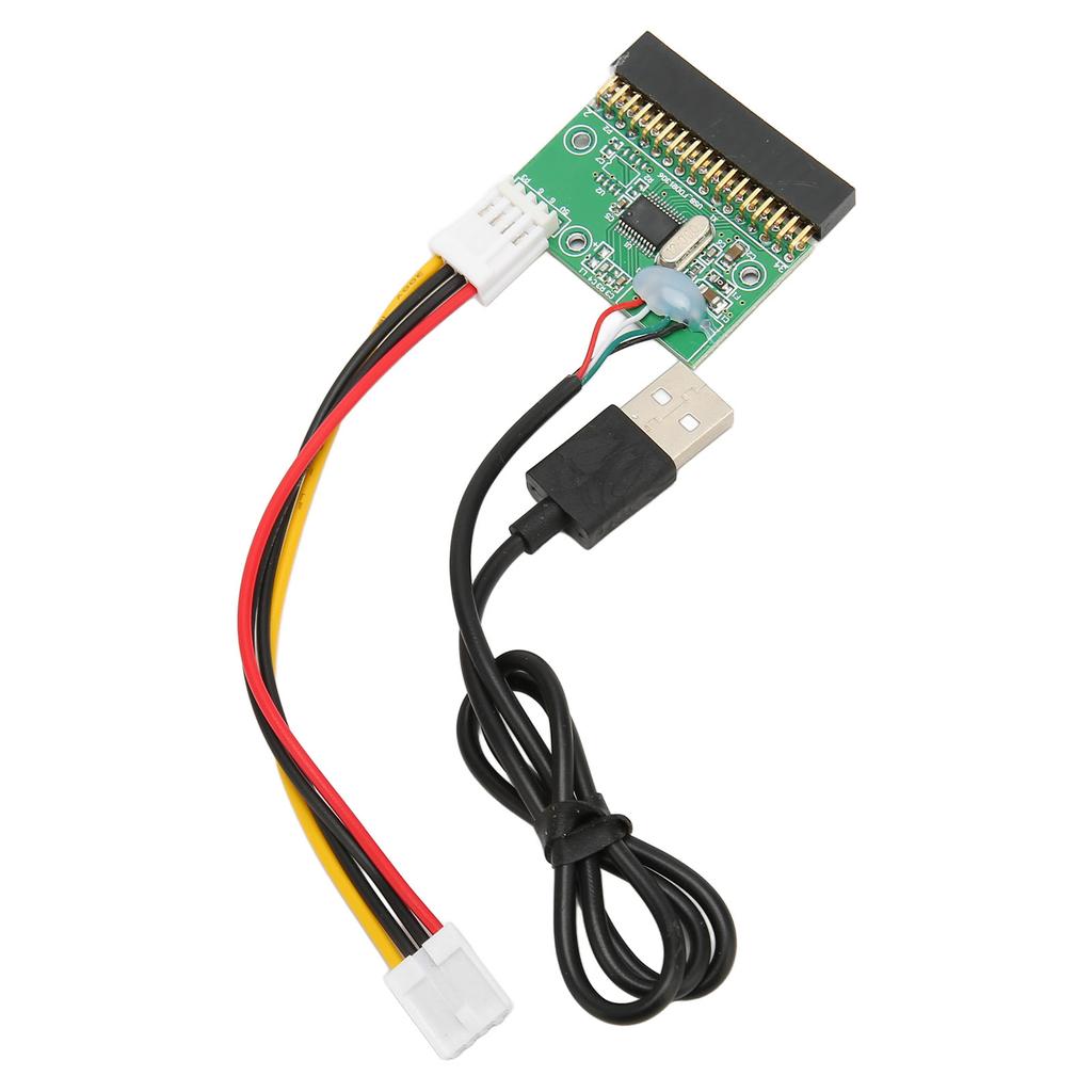 1.44MB 3.5in Floppy Drive Connector Plug and Play 34 PIN To USB Cable Adapter for 1.44MB Floppy Drive