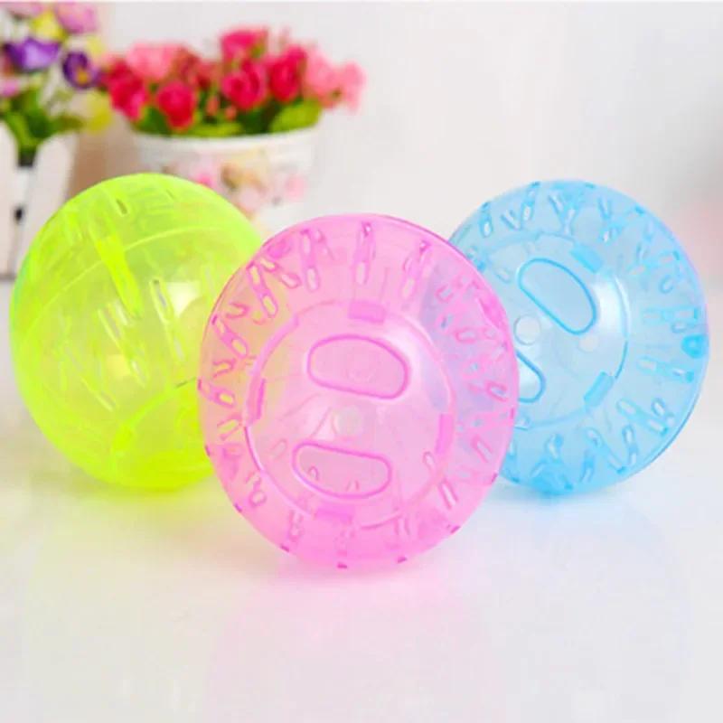 New 1 Pcs Plastic Pet Rodent Mice Jogging Ball Toy Hamster Gerbil Rat Exercise Balls Play Toy Household Pet Supplies