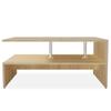  Coffee Table 90x59x42 Cm Wood-based Material, Oak Color