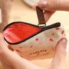 New Change pouch Korean Style Card Holder Flower Canvas Coin Purses Zipper Floral Print