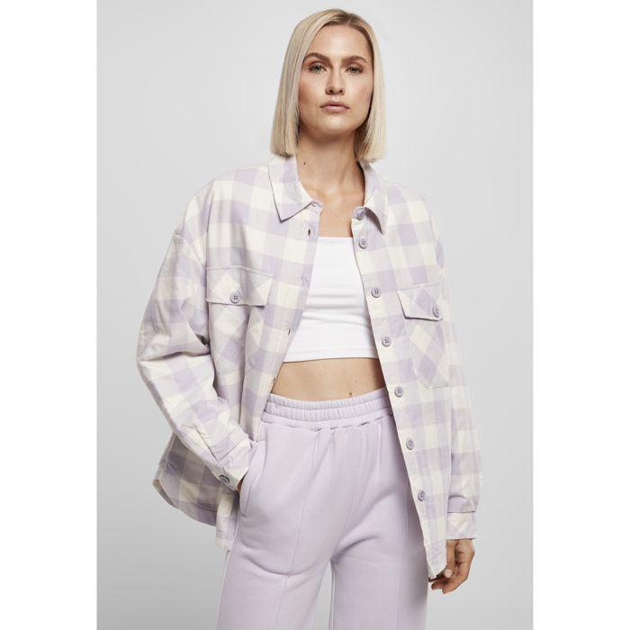 Chemise en flanelle - Urban Classics - Padded - Motif à carreaux - Coupe oversize - Doublure matelassée