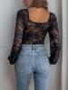 2026 European & American V-Neck Lace Sexy Bodysuit for Women