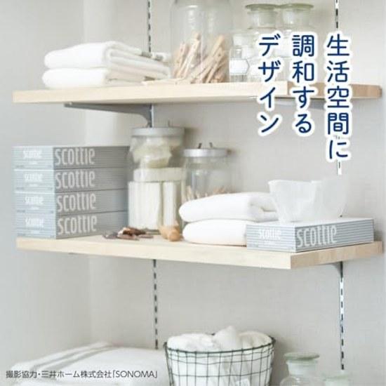 Nippon Seishi Kureshia Scottie Tissue Paper 200 sheets 5 boxes 12 packs (60 boxes)