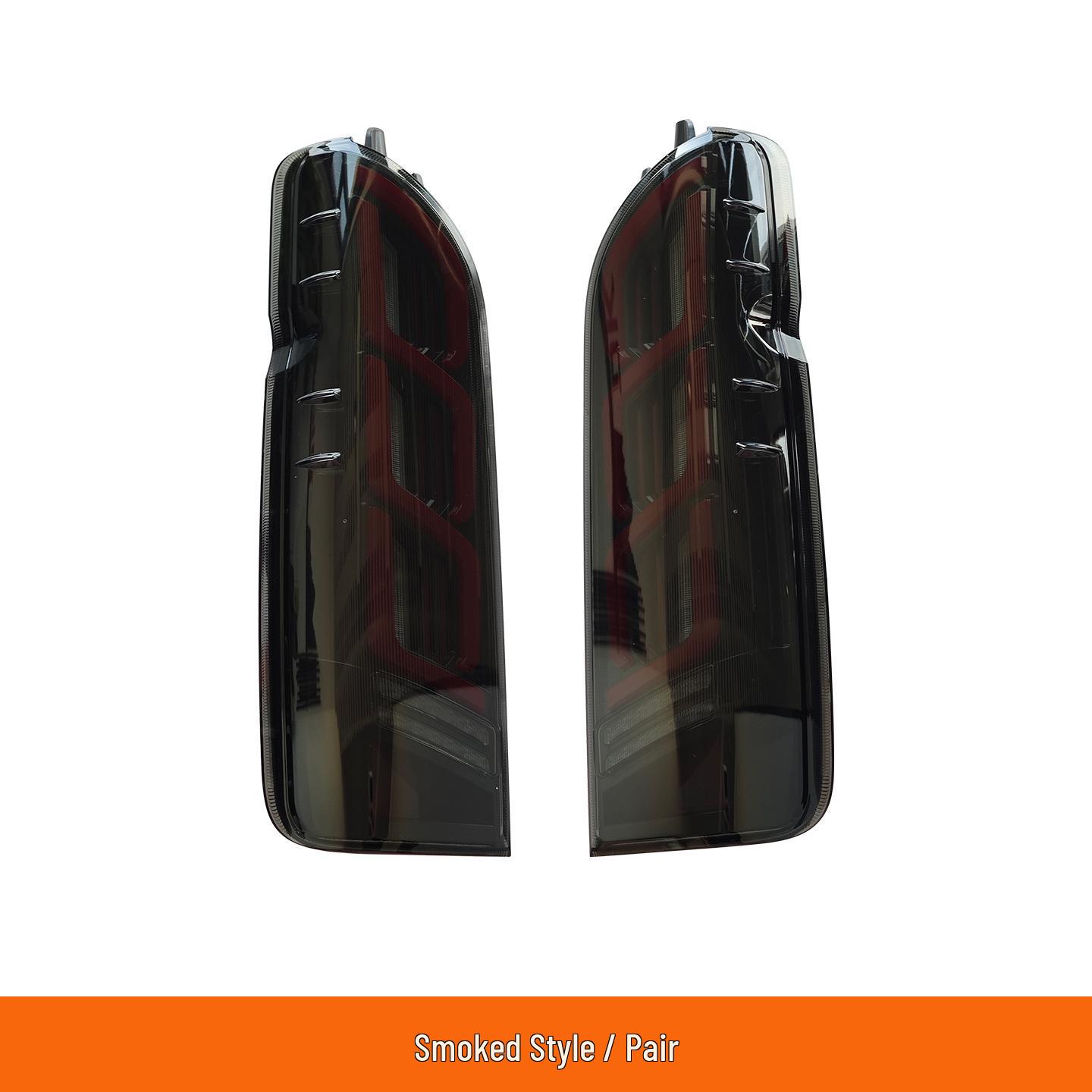 05-18 Toyota Hiace 200 Series Светодиодный задний фонарь с ДХО и последовательными поворотниками Pair