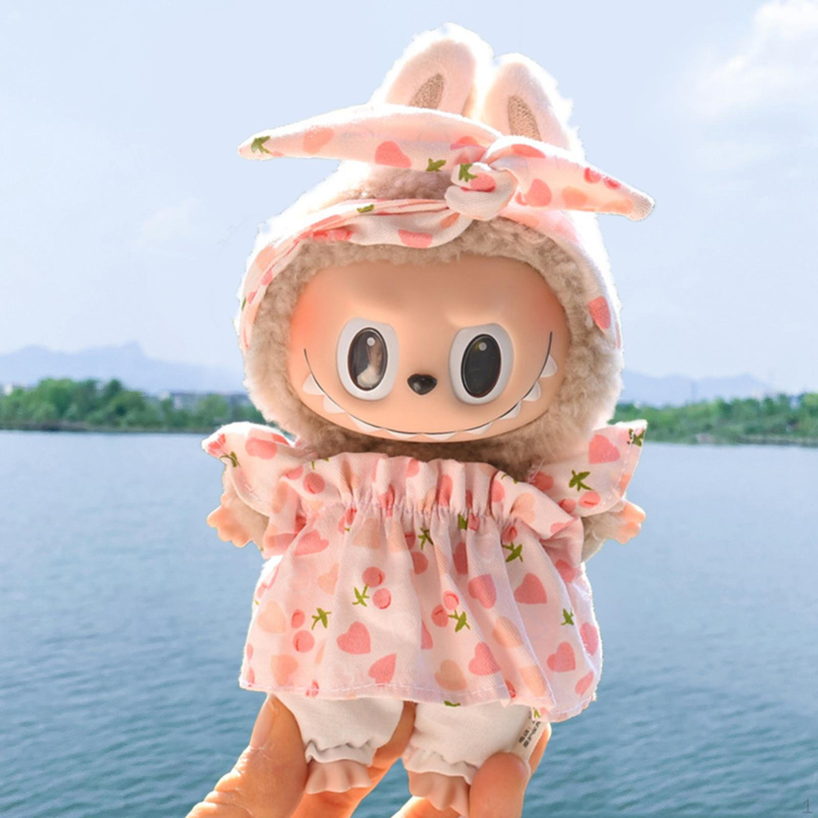 

3 предмета Мини 6 дюймов Кукольная Одежда Платья Наряды Одежда Очаровательный Подарок для Кукол cherry design