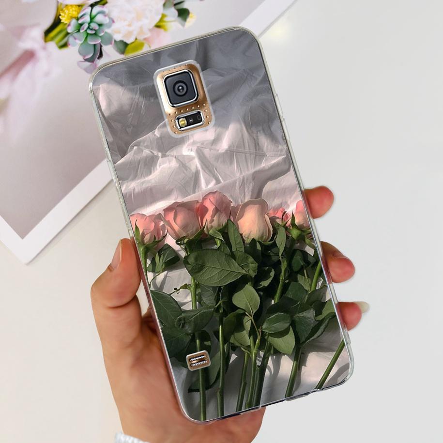For Samsung Galaxy S5 Case G900F G900I i9600 S 5 Back Cover Cool Painted Soft Silicone Clear Phone Case For Samsung S5 Neo Coque