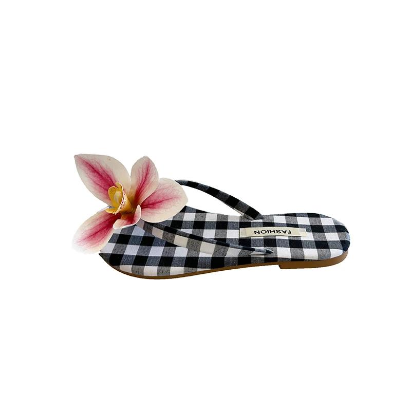 Sandals Decorations Flower Shoe Accessories Vacation Style Removable Butterfly Orchid Shoes Charms DIY Shoe Buckle Clogs Buckle