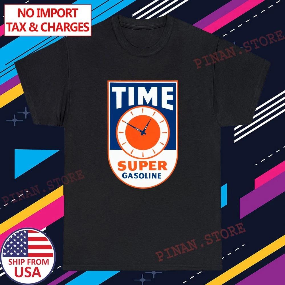 TIME Super Gasoline Vintage OIL Men s Black Size S-5XL S
