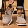 2025 Large Size Fly-woven Casual Shoes Men's Brock Carved Loafers Fashion Lightweight Men's Trendy Shoes
