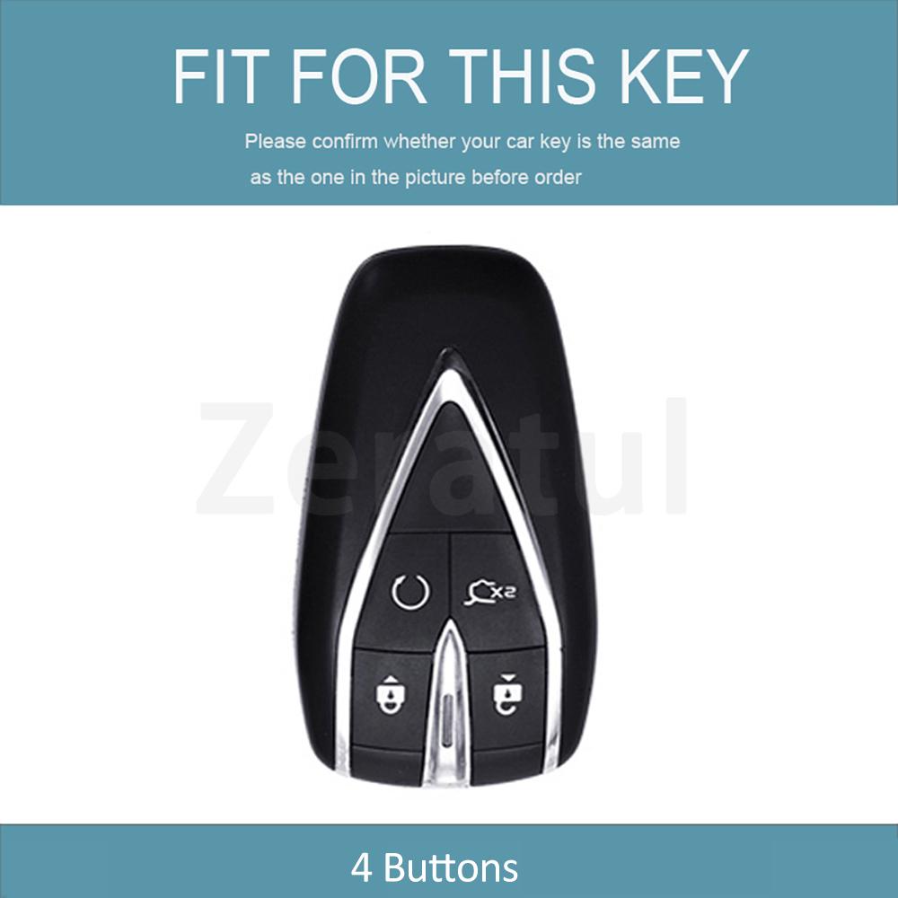 4 Buttons Tpu Shell Fob Bag Keychain For Changan Cs55 Plus Cs75 Plus Oshan X7 X5 Unit Unik Cs35Plus Car Key Case Cover