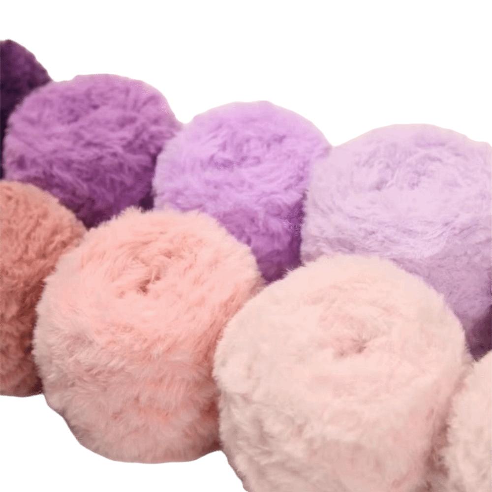 Long Haired Fur Yarn Handmade Soft Fluffy Fluffy Yarn Imitation Rabbit Hair DIY Handicrafts Crochet Yarn Knit Projects