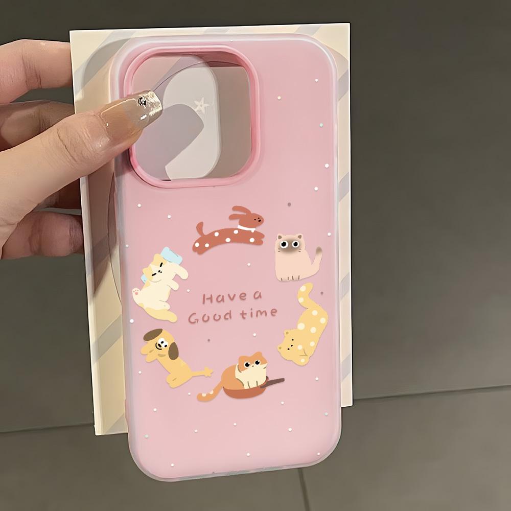 Painted Phone Case for iPhone 15 11 13 14 for 15 16 Pro Max 12 13 16 Pro Cute Fasion Funny Lanyard Phone Case Latest Top Selling Recommendations