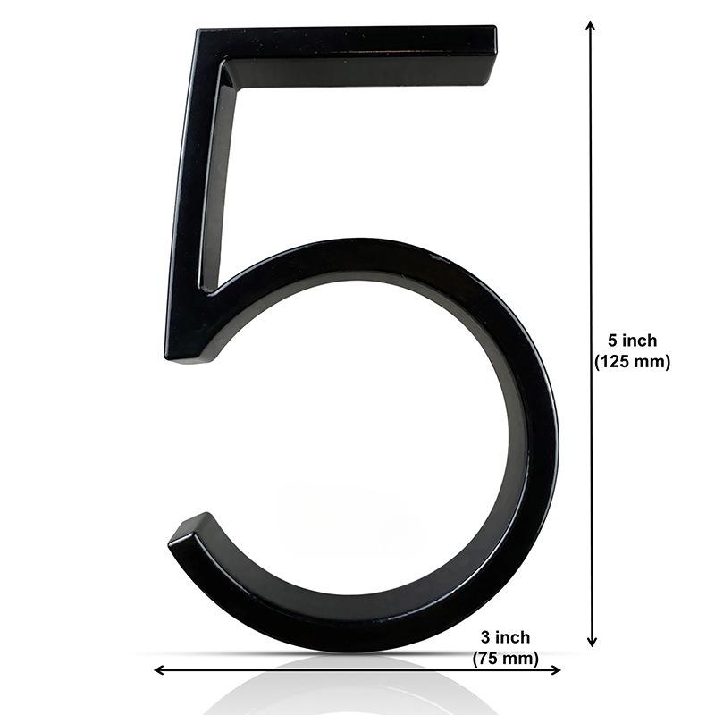 3D House Numbers Outdoor House Numbers Modern Heavy Duty House Numbers For Outside Home Front Door Rust-proof Simple For Mailbox