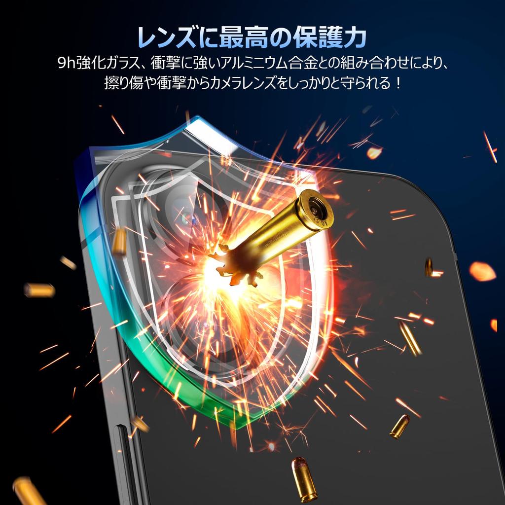 Podick Kamera-Abdeckung für iPhone-Kamera, vollständig 9H gehärtetes Aluminium, kratzfeste Linse, Kameraschutz für iPhone, hohe schwarze Überbelichtung, Kameralinse, Schwarz