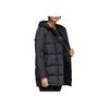 adidas Neo Letter Print Long Hidden Zipper Hooded Down Jacket Women Outerwear Black GJ8831