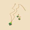Jewelry Christmas Tree Earring Necklace Set Dangle Earring Christmas Necklace Christmas Earrings