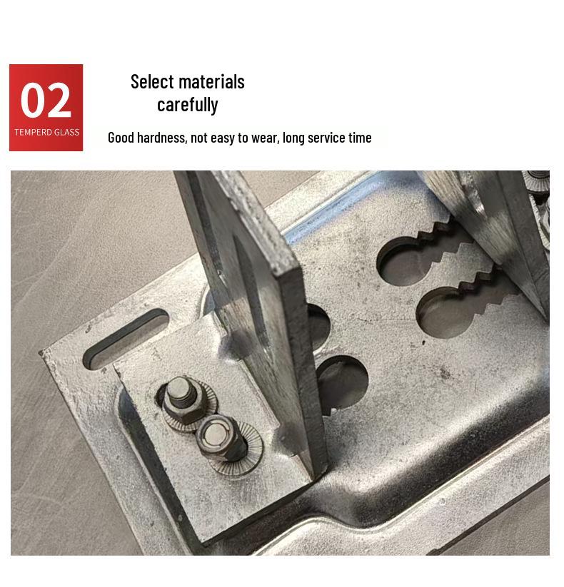 Hot-Dip Galvanized Steel Curtain Wall Embedded Plate with Holes - Structural Bridge Bearing Component