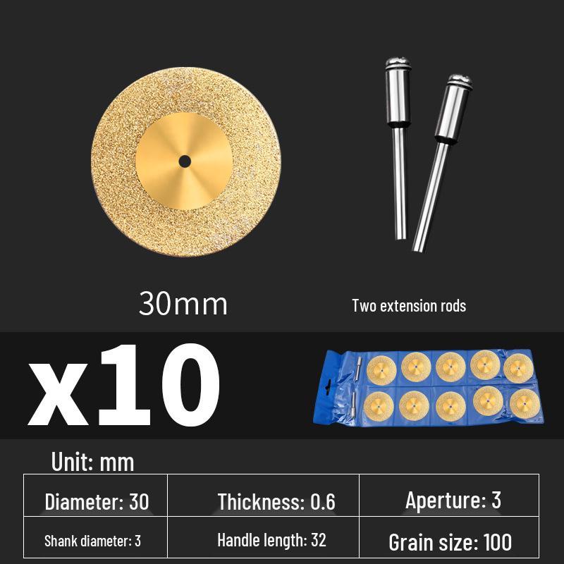Jade Glass Diamond Abrasive Grout Cleaning Mini Saw Blade, Electric Grinding Disc