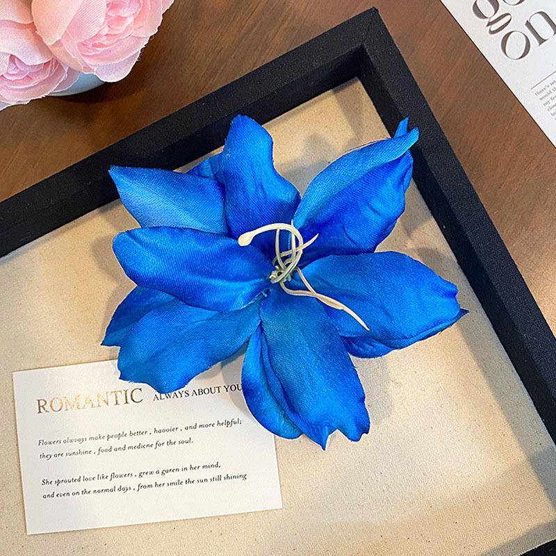 Böhmische Orchideenblüten Haarspange Romantische Braut Haarspangen Frauen Strand Hochzeit Urlaub Blume Pony Clip Haarnadel Haarschmuck