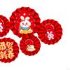 Chinese Decoration Home Decorations Red Paper Flowers Fan for