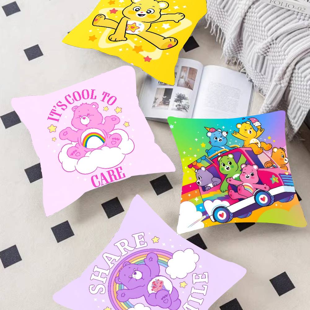 Pillow Gift Home Office Decoration Pillow Bedroom Sofa Car Cushion Coverpillow Case Cute C-Care B-Bears