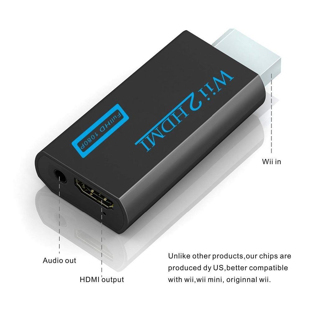 Channewer Wi-HDMI Converter Full HD 1080P Audio Output Gaming Devices TV Monitor NTSC PAL Compatible